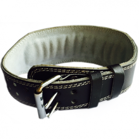 Athlete-X Lumbar Support Leather Gym Belt