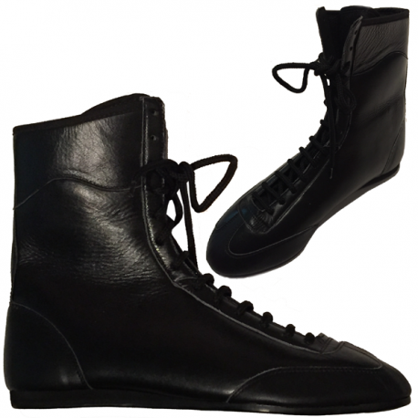 Leather best sale boxing boots